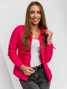 Women's Quilted Lightweight Jacket Pink Bolf 1141