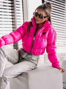 Women's Quilted Lightweight Jacket Pink Bolf 1250A