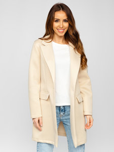 Women's Short Coat Ecru Bolf 20672