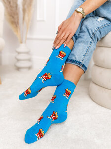 Women's Socks Blue Bolf WQ7625-1