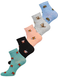 Women's Socks Multicolour Bolf DM66017-5P 5 PACK