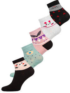 Women's Socks Multicolour Bolf DM66061-5P 5 PACK