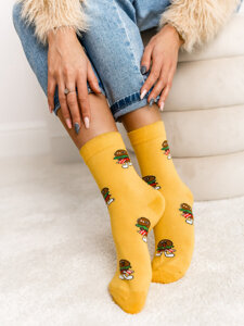 Women's Socks Yellow Bolf WQ7625-5