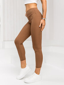 Women’s Striped Leggings Brown Bolf W7903