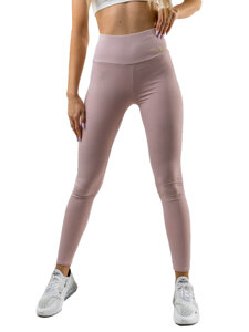 Women's Striped Leggings Pink Bolf 10376