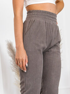 Women’s Striped Sweatpants Grey Bolf W7855