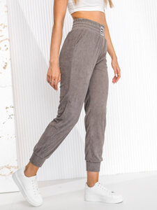 Women’s Striped Sweatpants Grey Bolf W7858