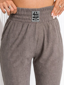 Women’s Striped Sweatpants Grey Bolf W7858