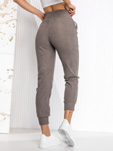 Women’s Striped Sweatpants Grey Bolf W7863