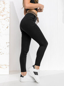 Women's Sweatpants Black-Brown Bolf CYF803NM