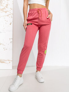 Women's Sweatpants Pink Bolf AF316NM