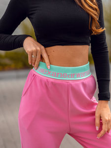 Women's Sweatpants Pink Bolf H1007