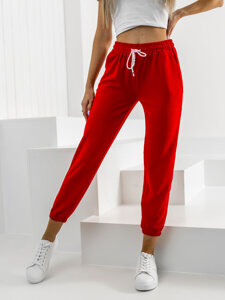 Women's Sweatpants Red Bolf YW01020A