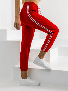 Women's Sweatpants Red Bolf YW01020A