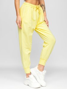 Women's Sweatpants Yellow Bolf 0011