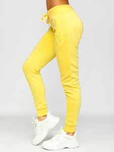 Women's Sweatpants Yellow Bolf CK-01-33