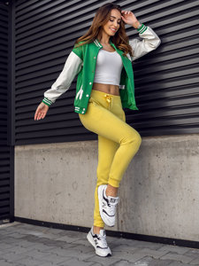 Women's Sweatpants Yellow Bolf CK-01-33B