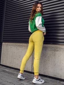 Women's Sweatpants Yellow Bolf CK-01-33B