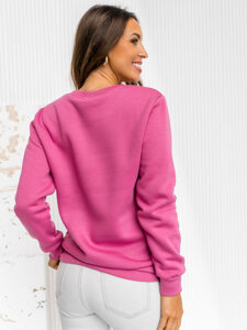 Women's Sweatshirt Dark Pink Bolf W01