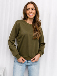 Women's Sweatshirt Khaki Bolf WB11002