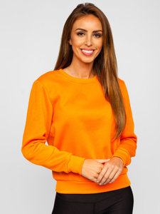 Women's Sweatshirt Orange Bolf W01