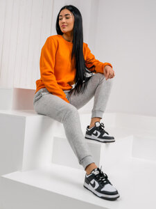 Women’s Sweatshirt Orange Bolf W01A1