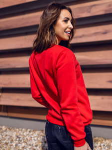 Women's Sweatshirt Red Bolf W01