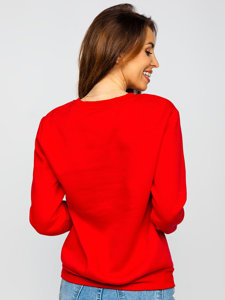 Women's Sweatshirt Red Bolf W01