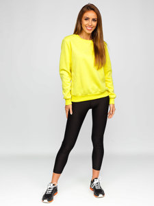 Women's Sweatshirt Yellow Bolf W01