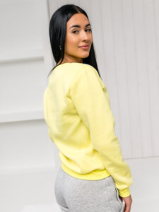 Women’s Sweatshirt Yellow Bolf W01A1