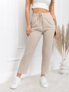 Women’s Textile Pants Beige Bolf W7921