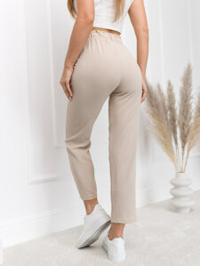 Women’s Textile Pants Beige Bolf W7921