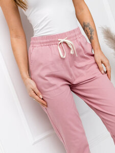 Women’s Textile Pants Pink Bolf W7831