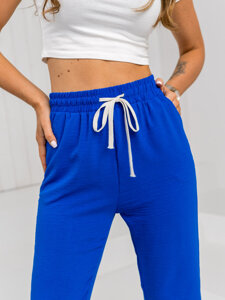 Women’s Textile Pants Royal Blue Bolf W7920