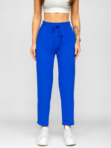 Women's Textile Pants Royal blue Bolf W7325