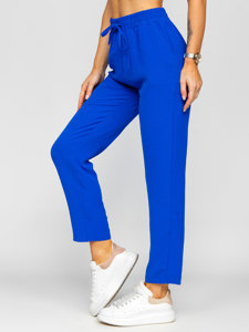 Women's Textile Pants Royal blue Bolf W7325