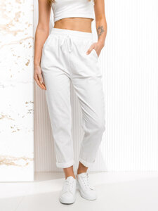 Women’s Textile Pants White Bolf W7832