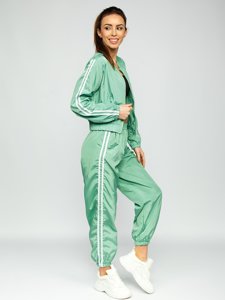 Women's Tracksuit Set Green Bolf XU2130