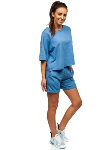 Women's Tracksuit Sky Blue Bolf 6256