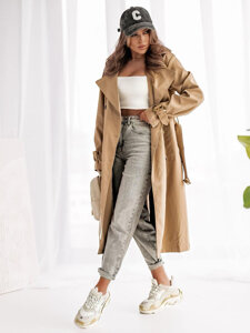 Women’s Trench Coat Beige Bolf DF7901