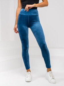 Women’s Velour Leggings Blue Bolf W5232