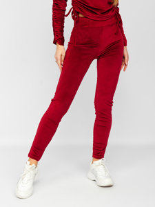 Women's Velour Outfit Claret Bolf 7511