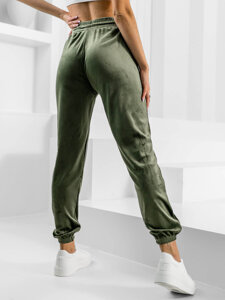 Women's Velour Sweatpants Green Bolf HL241