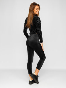 Women's Velour Tracksuit Black Bolf 7511