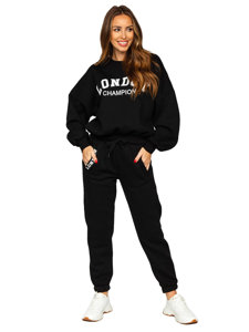 Women's Warm 2-Piece Tracksuit Black Bolf VP09