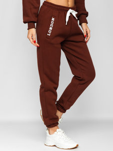 Women's Warm 2-Piece Tracksuit Chocolate Bolf VP09