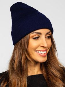 Women's Warm Winter Beanie Navy Blue YW09004