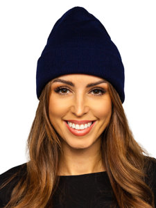 Women's Warm Winter Beanie Navy Blue YW09004