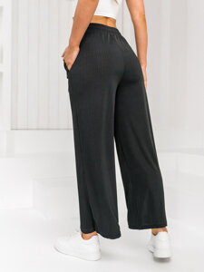 Women’s Wide Leg Pants Black Bolf W7955