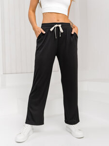 Women’s Wide Leg Pants Black Bolf W7958